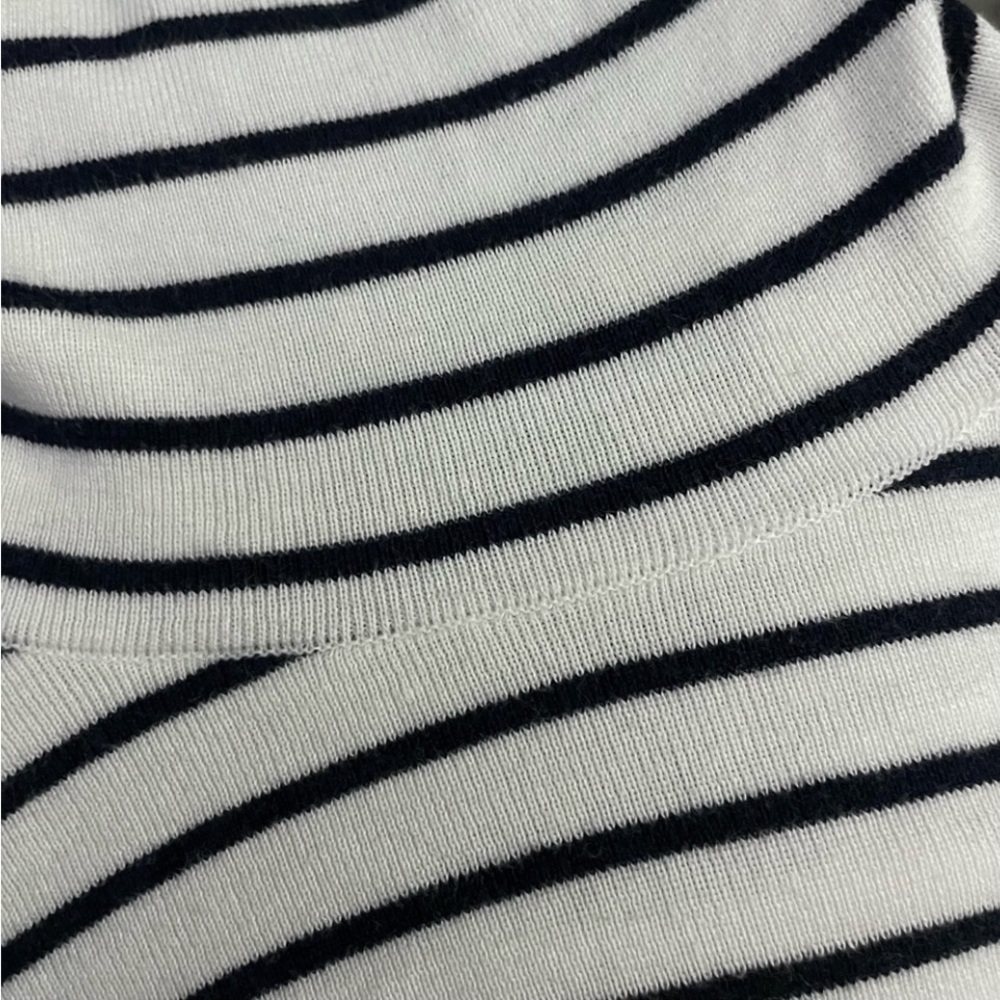 RALPH LAUREN Purple Label Striped Turtleneck Sweater‍ - Picture 3 of 4